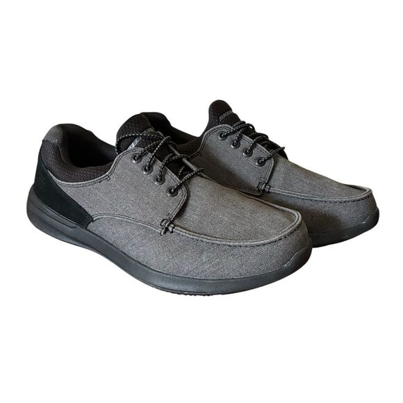 Skechers Men's Black and Gray Sneakers Men’s Size 12 - Picture 1 of 13
